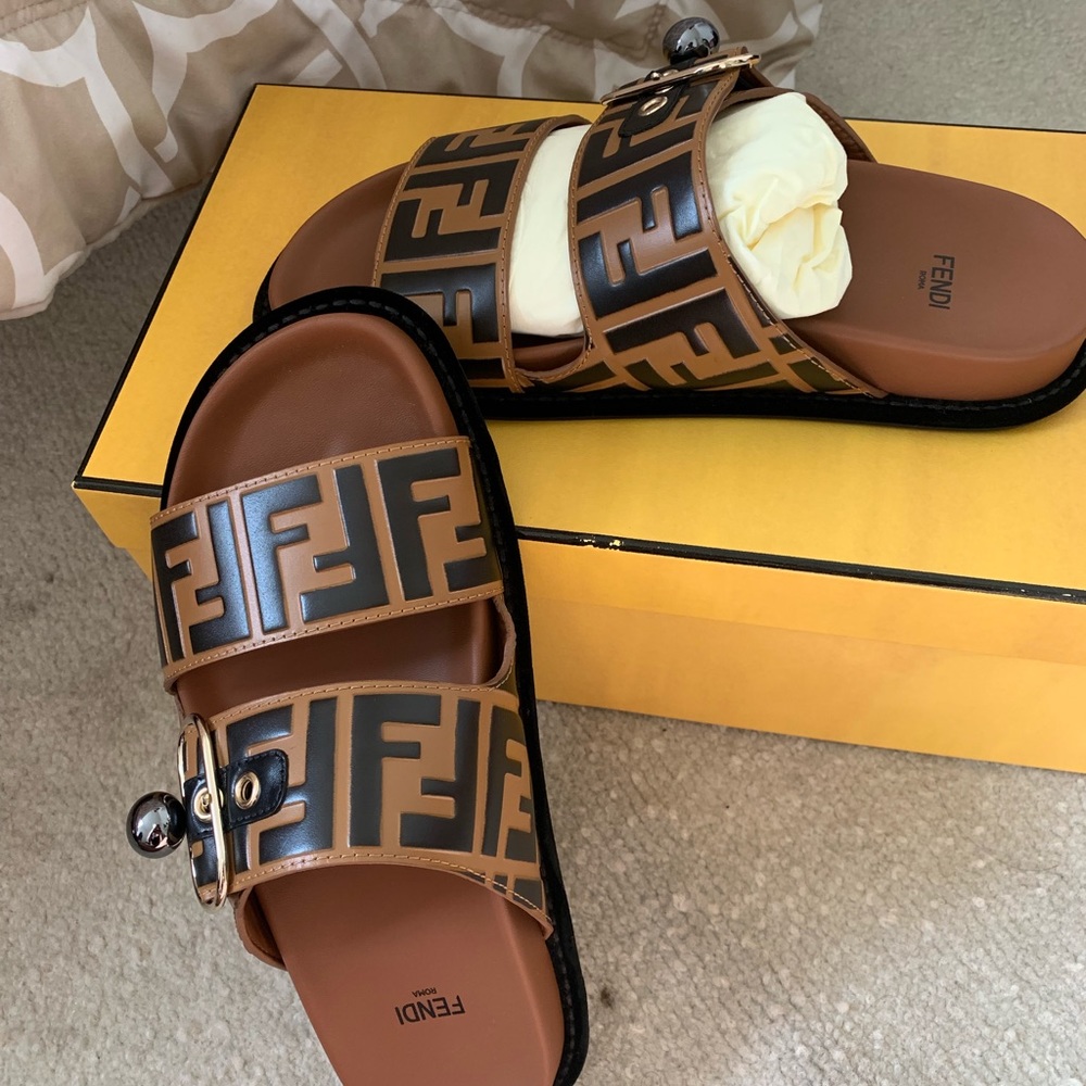 Fendi Pearland FF Womans Slides